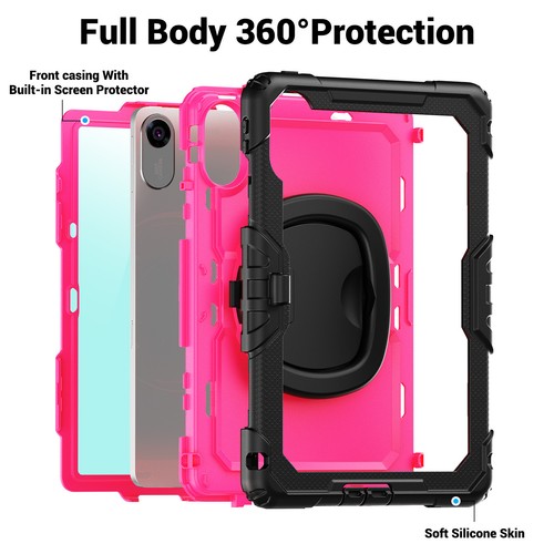 For Xiaomi Redmi Pad 2 11-inch 2025 Rotation Handle Stand Shockproof Rugged Case - Picture 95 of 153