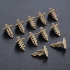 50Pcs Beige Plastic Rivets Car Door Trim Panel Fastener Clips Retainer 39964090