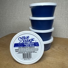 Blue Magic Conditioner Hair Dress Anti-Breakage Formula 4 OZ LOT OF 5 NEW TUBS 
