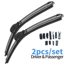 Xkorr 22" 24" Front Windshield Wiper Blades Fit for 2010-2006 BMW 650i