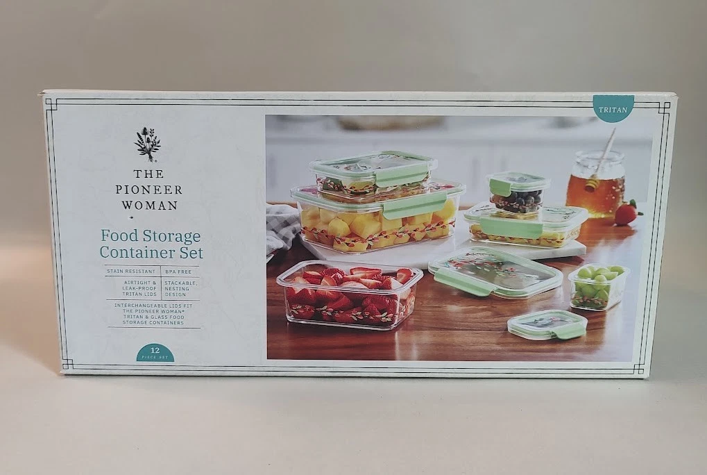 The Pioneer Woman -Food Storage Container Set - 6 Containers -Tritan - NEW
Opens in a new window or