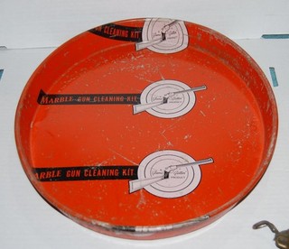 Rare Vintage Marble Game Getter Gun Cleaning Kit Serving Tray Marble's