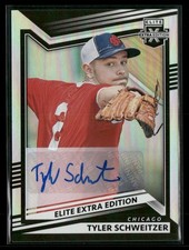 Tyler Schweitzer 2022 Panini Elite Extra Edition Signatures Auto Chicago White