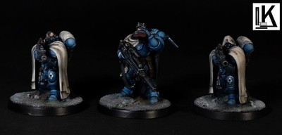 Primaris Eliminators Squad Pro Painted space marines ultramarines 40k