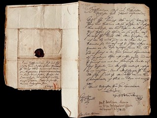 1669 Christoffer Gabel Letter Holstein Church Survey Danish King Frederick III