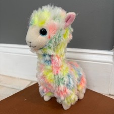 Ty Beanie Babies Llama Lola Rainbow Plush 8 Inch 2018 No Hang Tag
