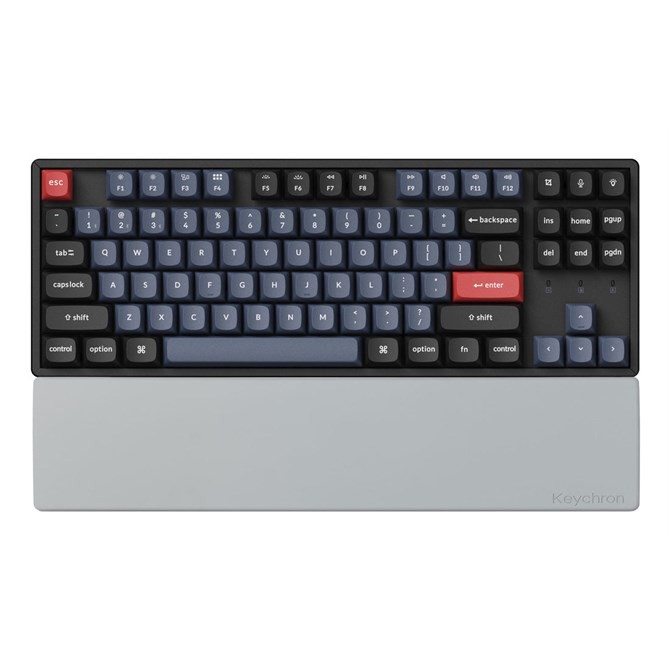Keychron Grey Pr66 Wrist Rest Silicone - Image 3