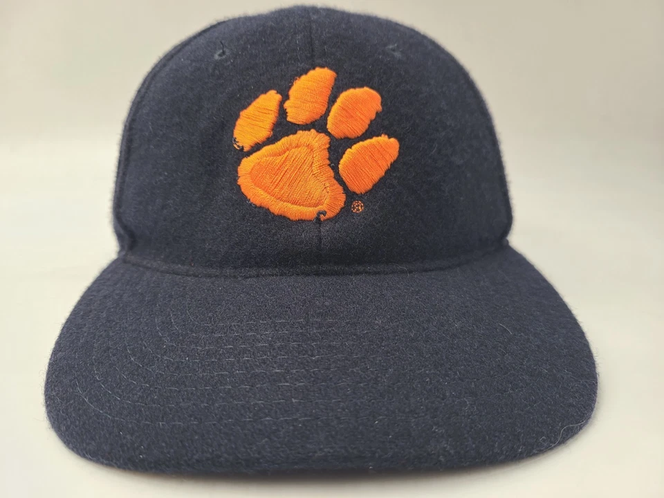 Clemson University Tigers Zephyr Fitted (Seems 7 3/8) Hat Cap Wool Men NCAA Blue - Image 2 of 4
