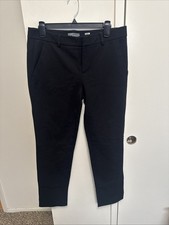 Vince Women's Dress Pants Size 10 Black Straight Leg High Rise