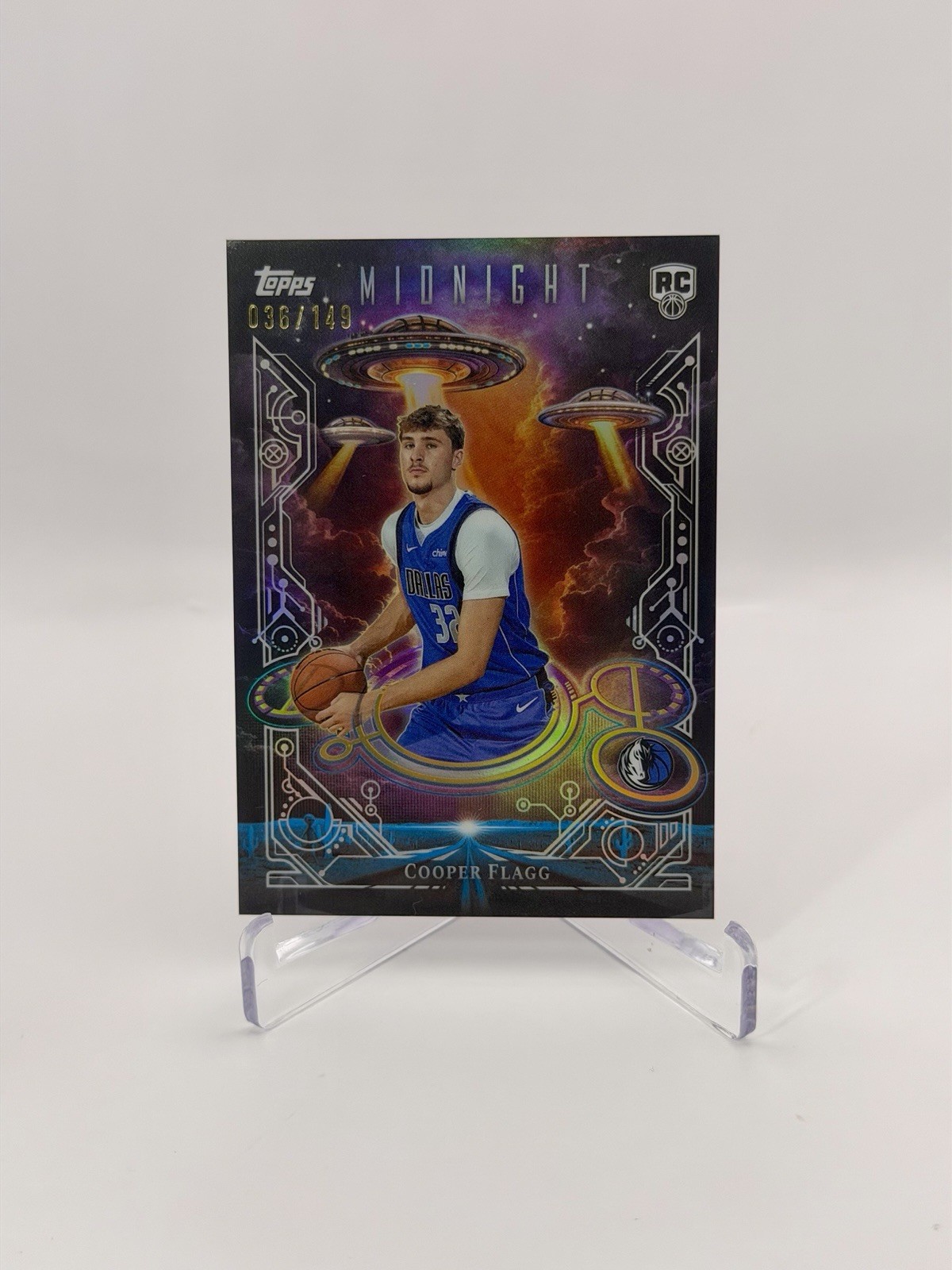 Cooper Flagg 2025 Topps Midnight #DD-16 Daydreamers - Morning /149 