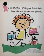 Tonette by Toni Home Perm Print Ad Vintage 1956 Ephemera Wall Decor