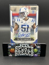 2021 Score - Rookies Victor Dimukeje #397 (RC) AUTO