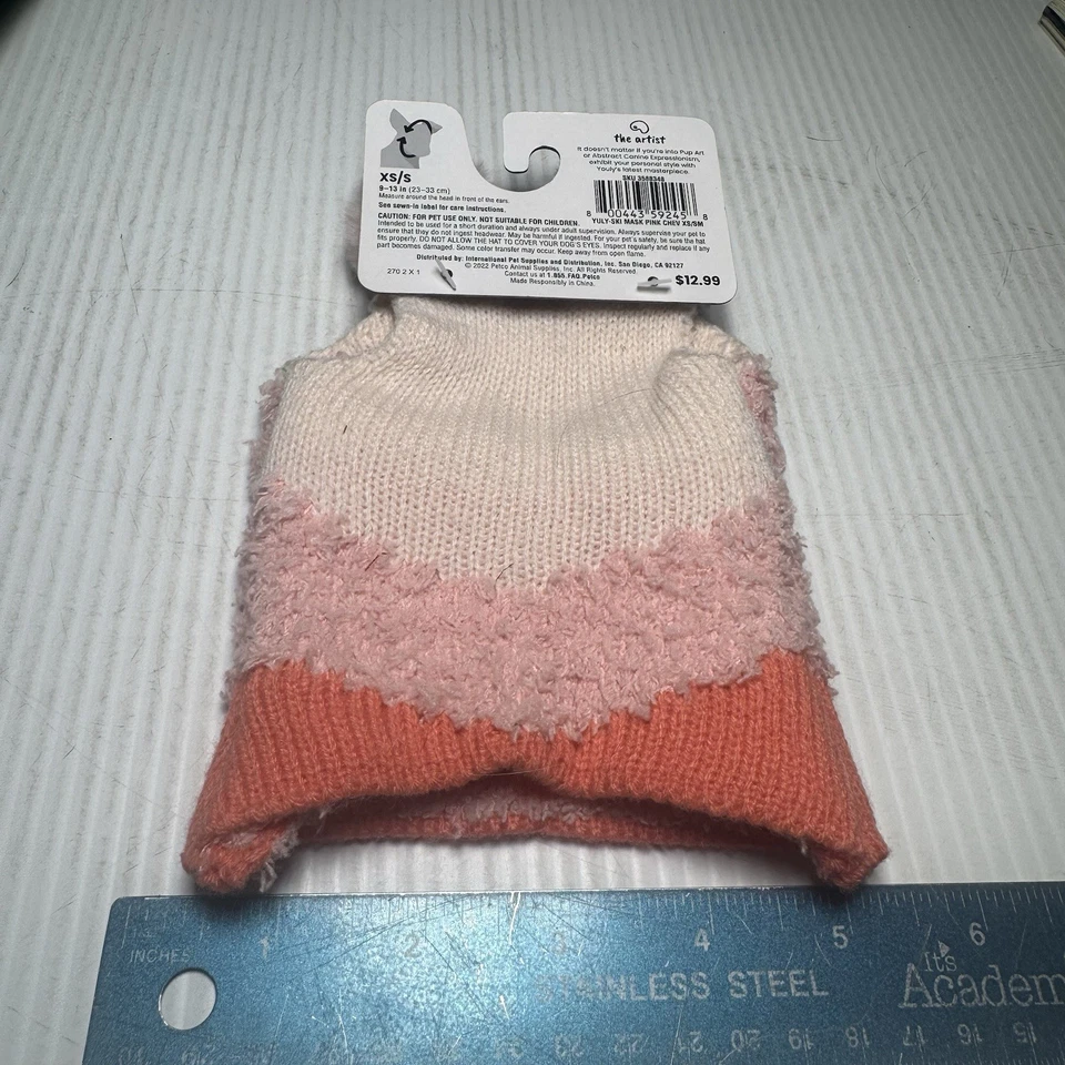 Youly The Artist Pet Hood Cold Weather Puffy Balls Cute Small Dog Breed XS/S - Image 4 of 4