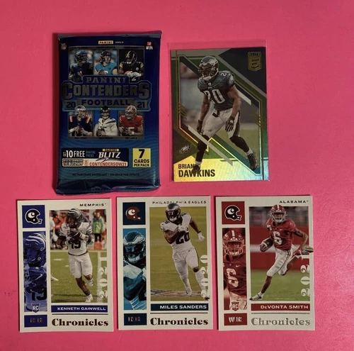 ⭐️Philadelphia Eagles Rookie Card Gainwell Contenders Nfl 🎉