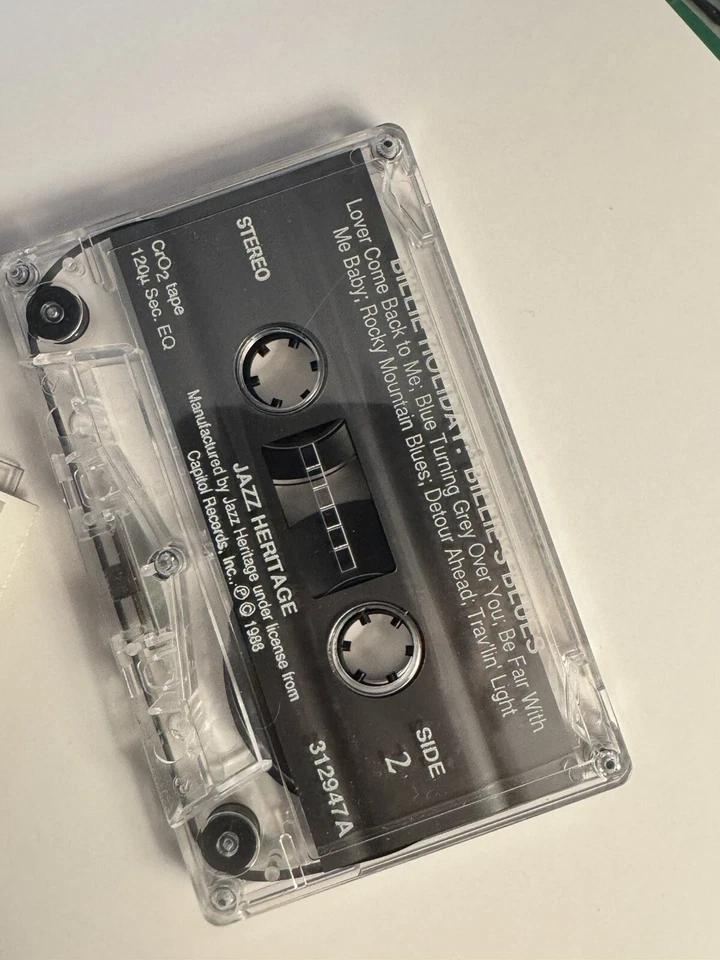 Billie Holiday Billie's Blues Jazz Heritage Cassette Tape - 90s Edition Foto 4 de 4