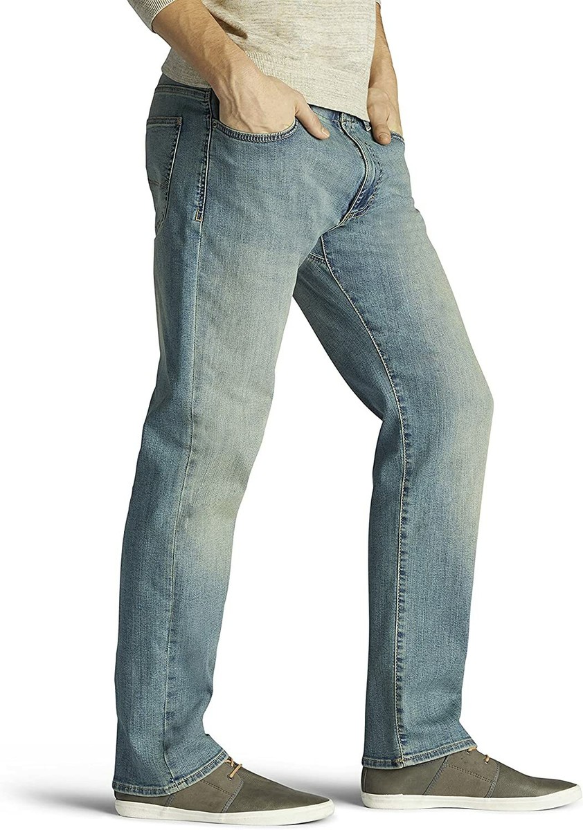 Lee Men's Performance Series Extreme Motion Straight Fit Tapered Leg Jean, Cougar, 32W x 28L : Buy Online at Best Price in KSA - Souq is now