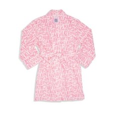 Calvin Klein Kids Cozy Fleece Robe In Pink Ca...