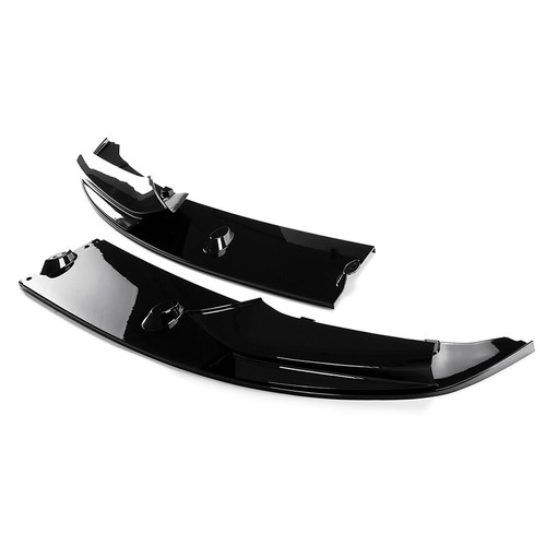 PARA BMW SERIE F10 2011 12-2016 NEGRO BRILLANTE ESTILO MP PARACHOQUES DELANTERO DIVISOR DE LABIOS - Imagen 10 de 11