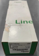 New Sealed Schneider Electric NSYTRV42 Terminal Block Grey BOX OF 50 - FREE SHIP