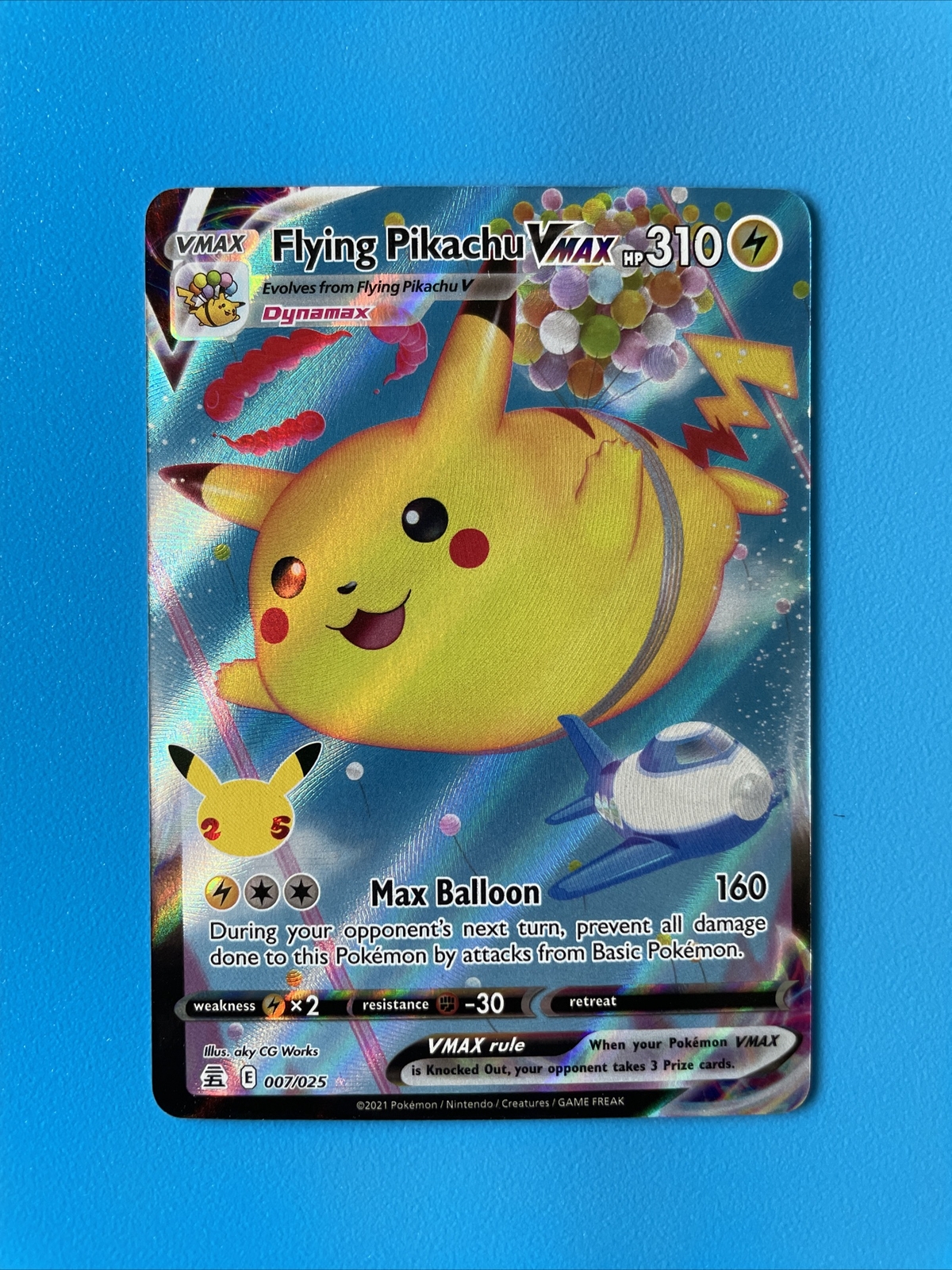 Flying Pikachu Vmax - 007/025 Celebrations 25th Anniversary Pokemon - NM/MINT
