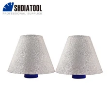 2pcs 3"/75mm Diamond Chamfering Finger Bit Drilling Tile Granite Marble Ceramic