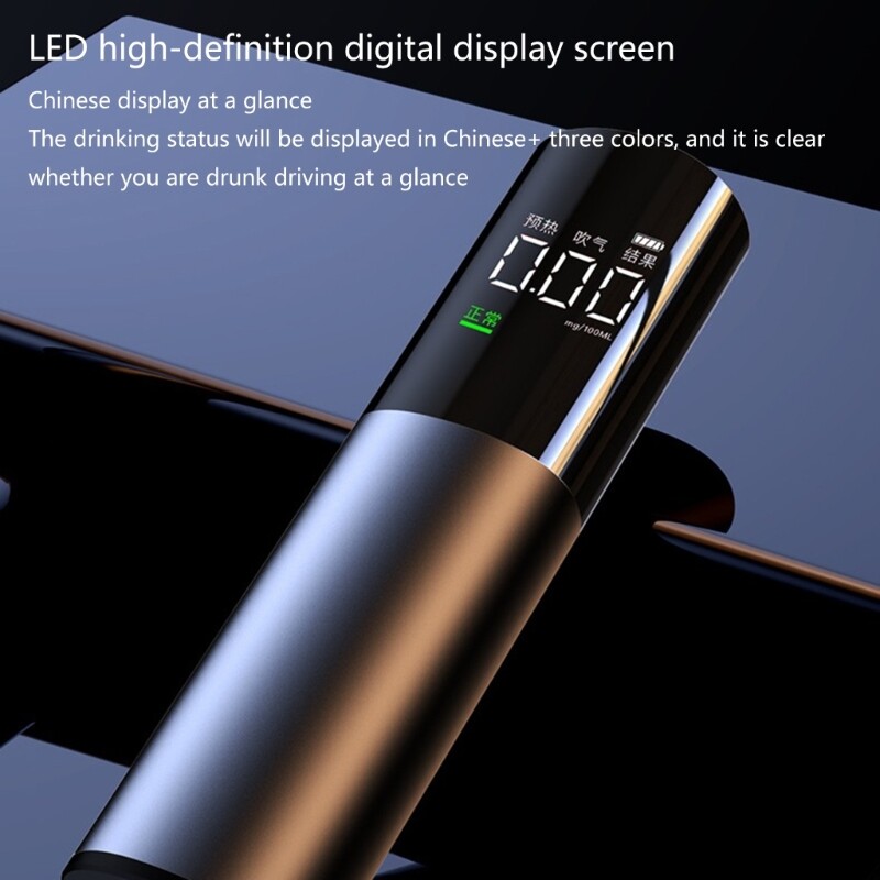 Drunk Driving Breathalyzer Analyzer Detector Breath Traffic Wine Tester