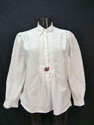 Gr.42 Trachtenbluse weiß Bluse Hammerschmid Baumwolle Stickerei TB7851