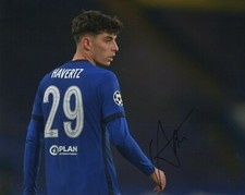 Chelsea FC Kai Havertz Autographed Signed 8x10 EPL Photo COA #2