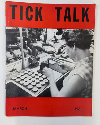 Westclox TICK TALK March 1964 La Salle - Peru Illinois