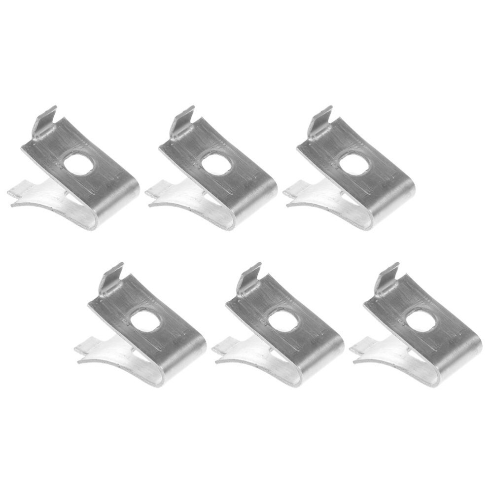 6PCS Glass Shelf Bracket Clips for Cabinets and Shelves-image