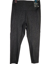 Gap GapFit Recycled Power Legging High Rise Wicking Leggings Black Printed Sz S