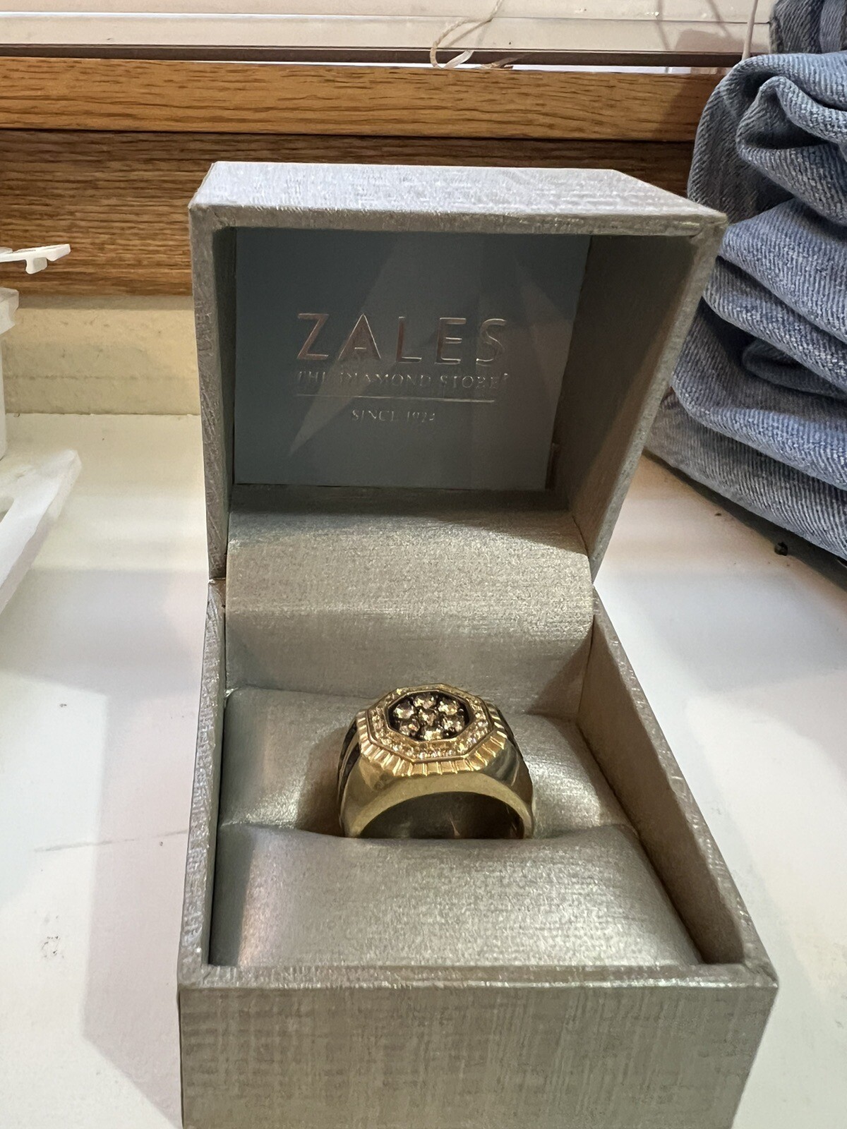 Zales Diamond Ring. Pinky Ring. eBay