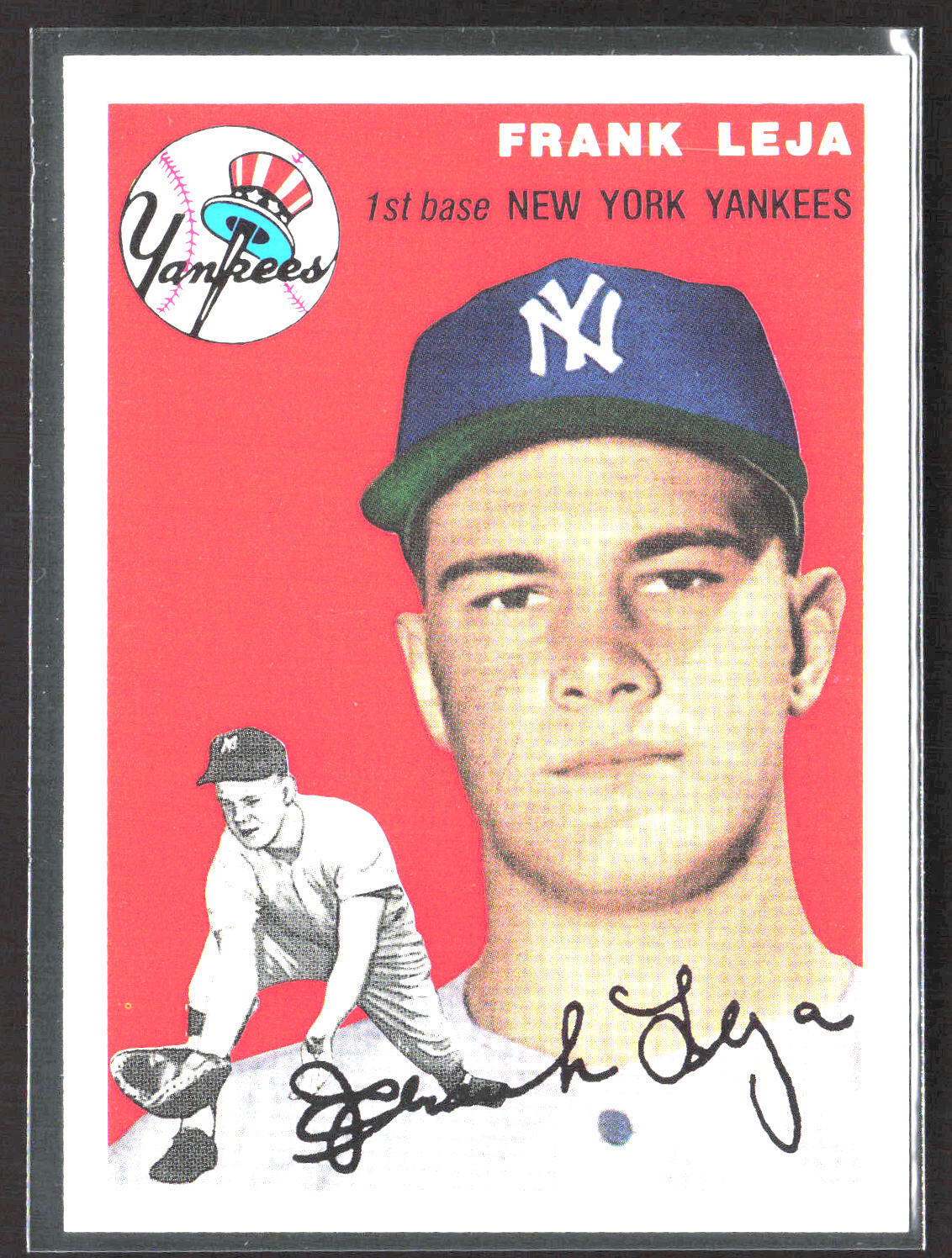 1994 1954 Topps Archives Reprint Frank Leja #175 New York Yankees