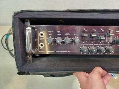 SWR SM-500 Bass Amp Head w/ Gator rack mount bag Tube pre-amp