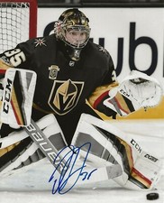 Oscar Dansk signed Las Vegas Golden Knights 8x10 photo autographed 3