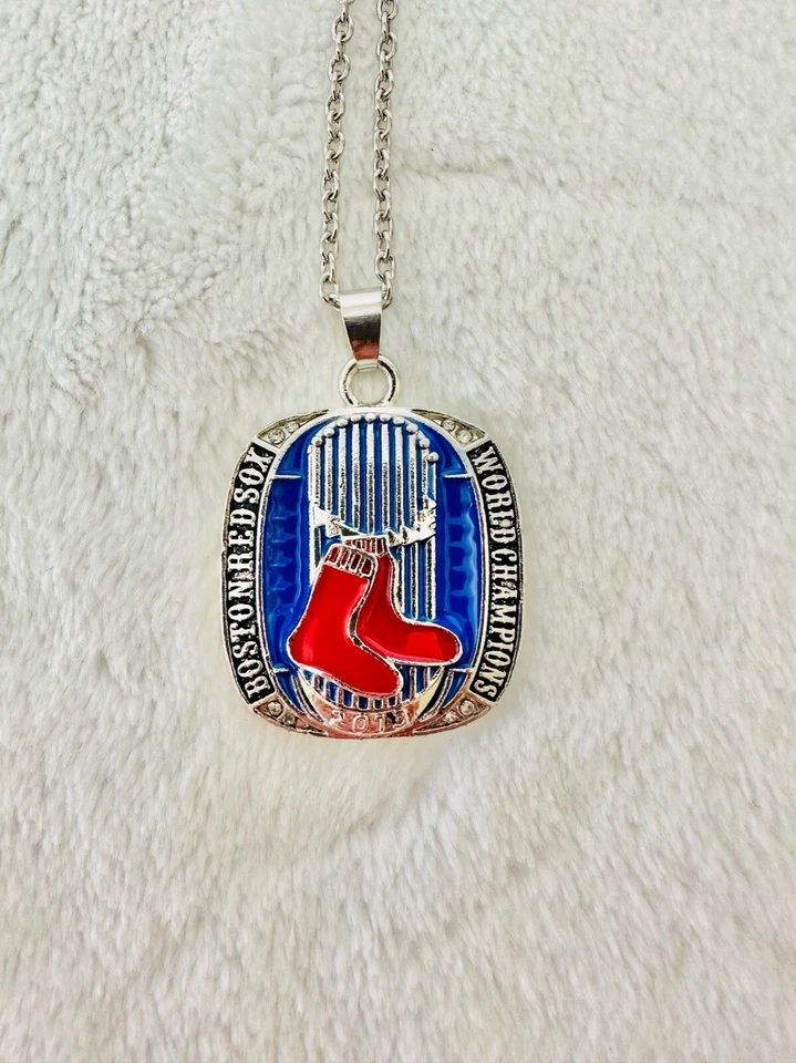 2013 Red Sox World Series Silver Championship Pendant, 🇺🇸 SHIP - Image 3 of 4