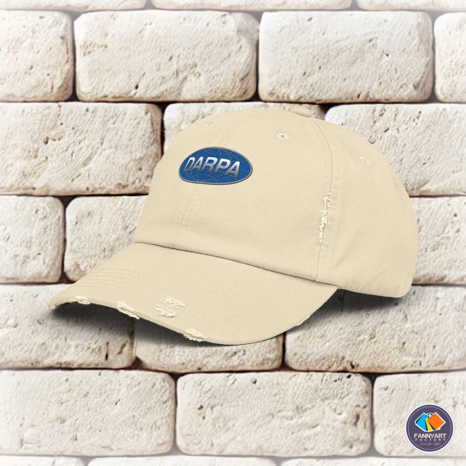 DARPA Emblem Unisex Distressed Cap