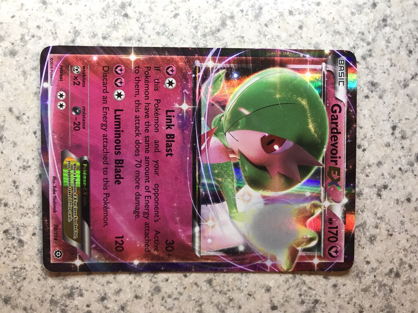 Gardevoir EX Steam Siege 78/114 NM Ultra Rare Pokemon Near Mint