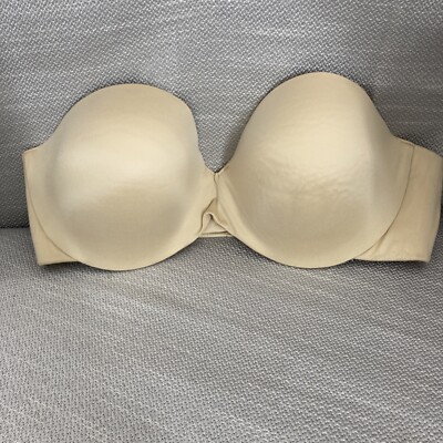 Maidenform 09417 Love The Lift Demi Strapless Multiway Bra 36C Beige
