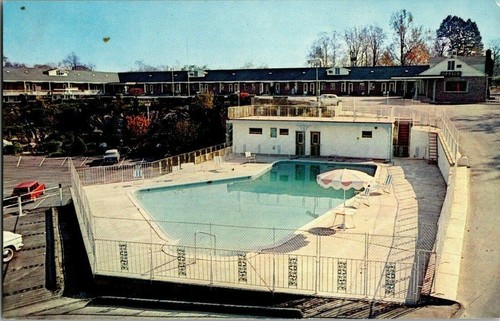 1950'S. FALLS CHURCH MOTEL. FALLS CHURCH, VA. POSTCARD. SZ7