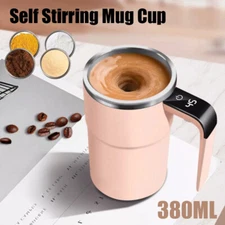 Self Stirring Mug Cup Automatic Magnetic Electric Mixing Coffee Milk Tea Beer