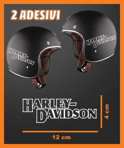 ADESIVO DECAL STICKERS REPLICA HARLEY DAVIDSON OLD CASCO MOTO CUSTOM | eBay