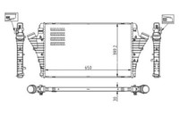 LadeluftküHler FüR Cadillac BLS Fiat Croma Opel Signum Vectra C Saab 9-3