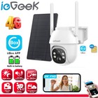 ieGeek 4G LTE Überwachungskamera Aussen Akku mit Solarpanel &Sim Karte Ohne Wlan
