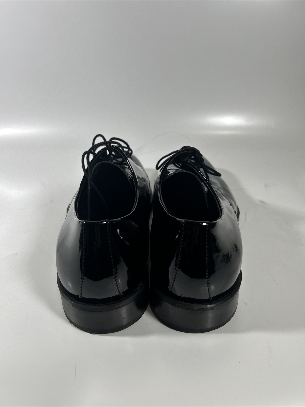 SAOLA Smoking da uomo nero calibrato pelle patinata taglia 11 5 M