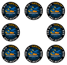 8-200x Einkaufswagen Sticker 4cm Papier-Aufkl...
