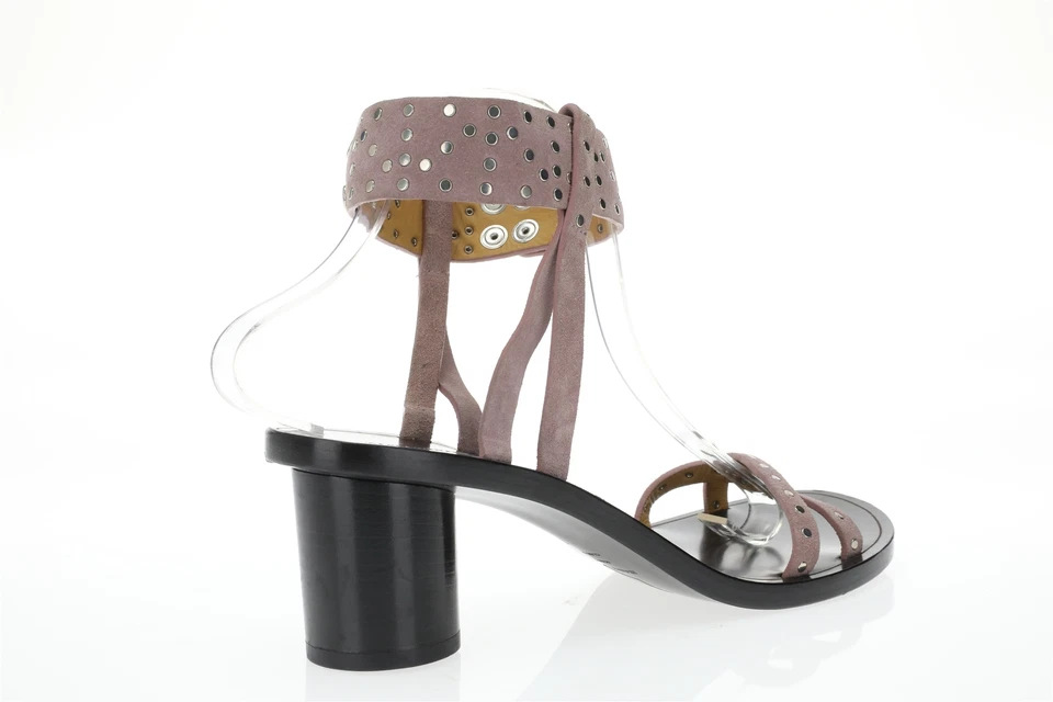 Isabel Marant 270141 Womens Lavender Suede Sandals Size 41 M - Image 4 of 4