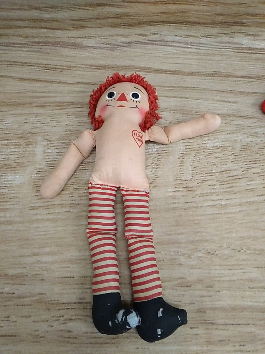 Rag Doll Raggedy Ann Doll Boy Raggedy Andy Original Early 1980s