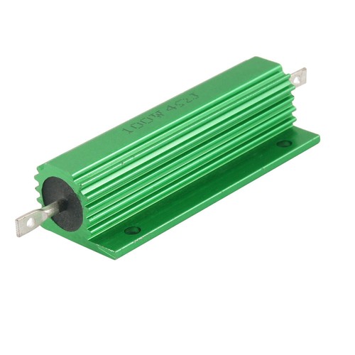 Lot De Résistances Bobinées 100 Ohm 25W 5% - Plaquées Aluminium Vert - Uxcell