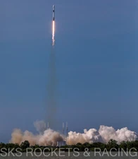 2022 June 8 8x10 PHOTO SPACE X NILESAT-301 EGYPT ROCKET CAPE KENNEDY FALCON 9 6